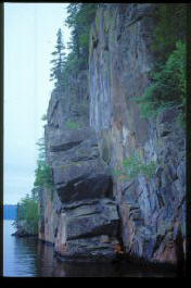 Lake Nipigon Fishing Charters - rugged shoreline